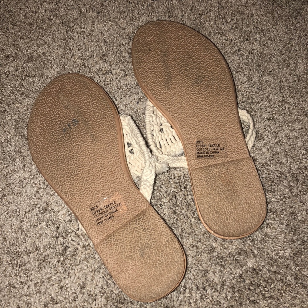 Crochet Flip Flops - Picture 2 of 2